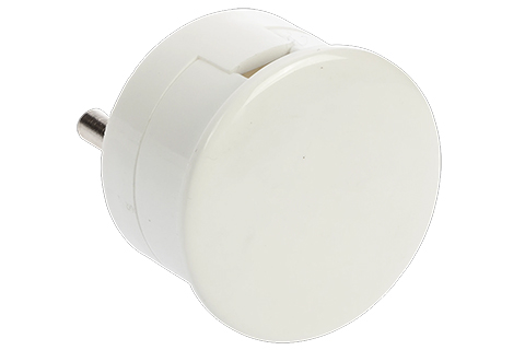 Angled male plug