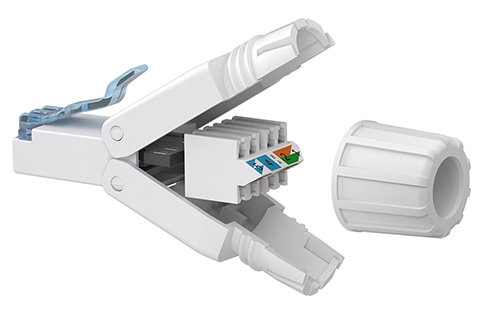 CAT 6A UTP Unshielded RJ45 Connector for Field Assembly