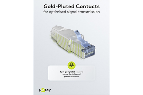 CAT 6A UTP Unshielded RJ45 Connector for Field Assembly