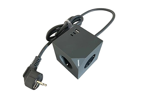 3-socket power cube
