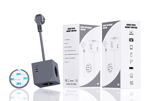 3-socket power cube