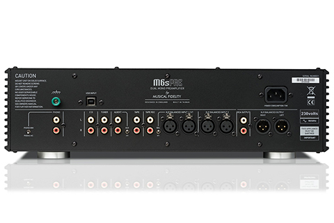 Musical Fidelity M6s Integrated Pre Amplifier - Back