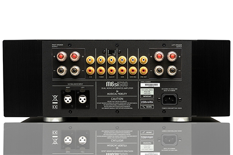 Musical Fidelity M6Si 500 Integeret Dual Mono Amplifier - Back