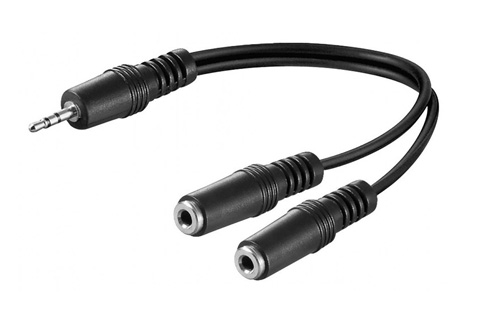 06-022 Stereo split MiniJack kabel