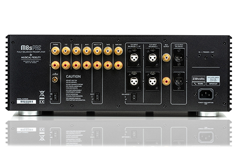 Musical Fidelity M8sPRE Pre Amplifier - Back