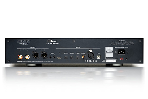 Musical Fidelity M8X DAC - Black - Back