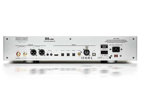 Musical Fidelity M8X DAC - Silver - Back