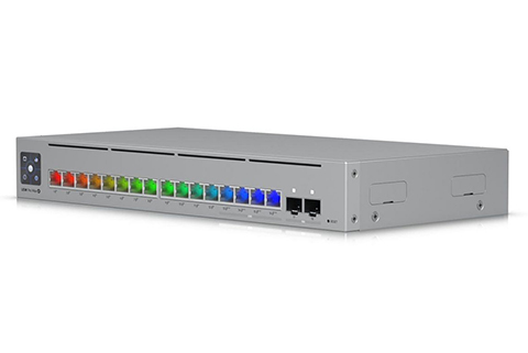 Ubiquiti UniFi 16-port network switch with 16 x PoE (12x GbE PoE+ ports, 4x GbE PoE++ ports)