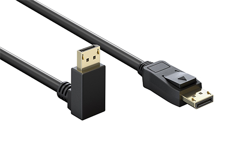 Angled DisplayPort 2.1 DP40 Cable (4K@144Hz / 8K@60Hz)
