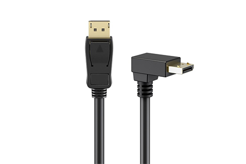 Angled DisplayPort 2.1 DP40 Cable (4K@144Hz / 8K@60Hz)