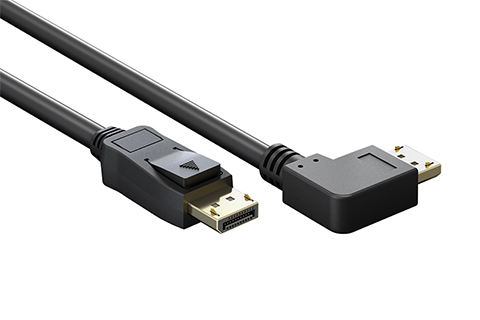 Angled DisplayPort 2.1 DP40 Cable (4K@144Hz / 8K@60Hz)