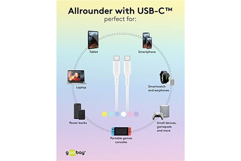 USB-C Cable, 1,5 m (60W) - Lifestyle
