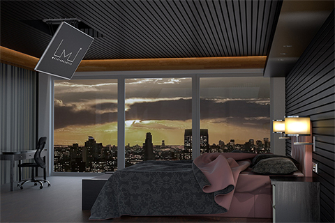 Multibrackets Motorized Ceiling Mount for Flatscreens (32