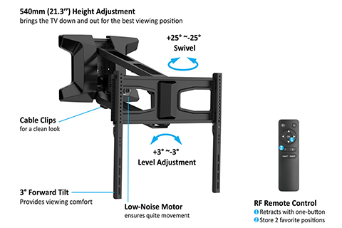 Multibrackets Motorized Wall Mount (37