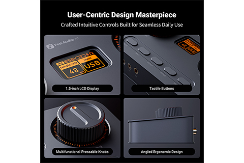 Fosi Audio K7 DAC Headphone Amplifier (BT 5.0) - Lifestyle