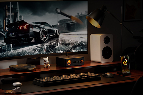 Fosi Audio MC351 Integrated Amp (DAC, BT 5.3) - Lifestyle