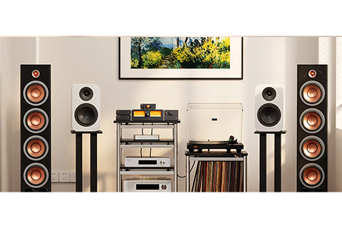 Fosi Audio P4 Pre Amplifier (3x RCA) - Lifestyle