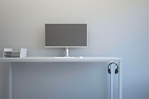 Multibrackets M Headset holder for headset desk - Lifestyle