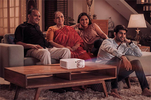 Optoma UHz66 4K DLP projektor, laser- hvid