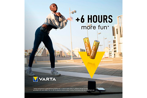 Varta Longlife Alkaline Battery AA/LR6 - Lifestyle