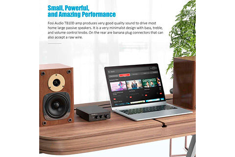 Fosi Audio TB10D Stereo Amplifier (>2x 300W, 4 Ohm)