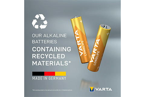 Varta Longlife Alkaline Battery (AAA/LR3) - Lifestyle