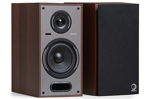Elipson Horus 6B BT Bookshelf Speakers (HDMI ARC) - Walnut