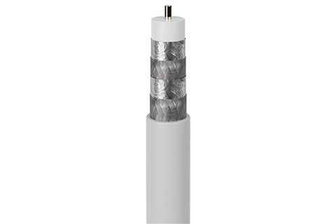 120 dB SAT Coaxial Cable, 4x Shielded (7,20)