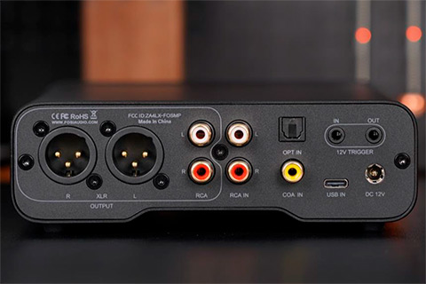 Fosi Audio ZH3 Headphone Amp (DAC) - Back - Lifestyle