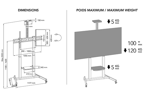 NorStone Vision Max TV Floor Stand