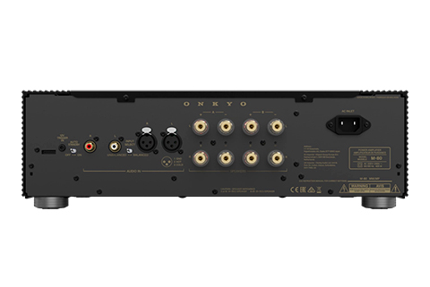 Onkyo Icon M-80 Power Amplifier - Black - Back