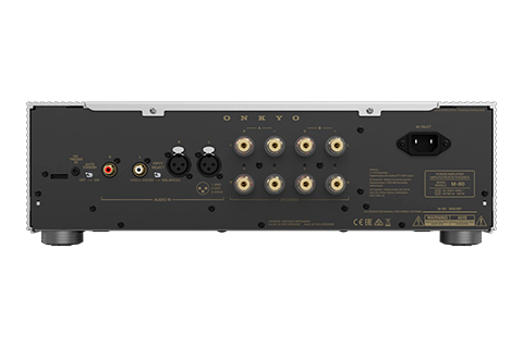 Onkyo Icon M-80 Power Amplifier - Silver - Back