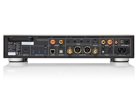 HiFi Rose Rose RS451 Streamer with Headphone Amplifier - Back