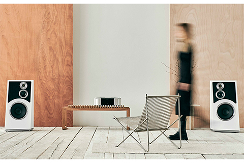 Audiovector Trapeze Floorstanding Speaker - Lifestyle