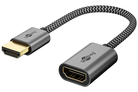 HDMI 2.1 extension cable, HDMI-A male - female