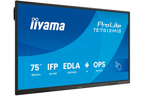 iiyama 4K UHD signage monitor 75