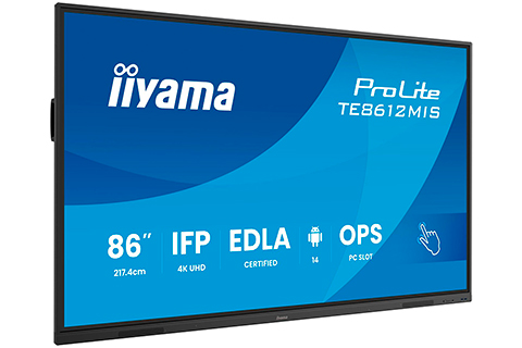 iiyama 4K UHD signage monitor 86