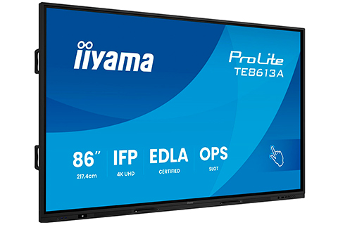 iiyama 4K UHD signage monitor 86