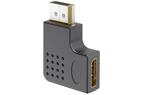 DisplayPort Angled Coupler, Left