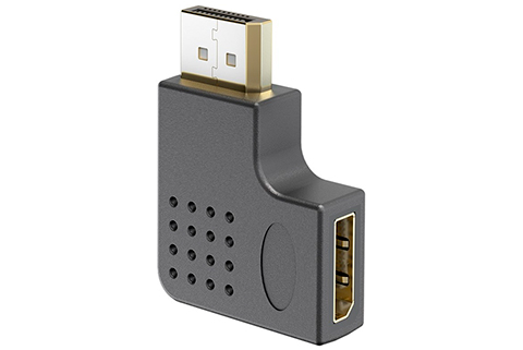 DisplayPort Angled Coupler, Right, 90°