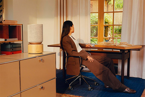 B&O Beosound Balance speaker, natural oak