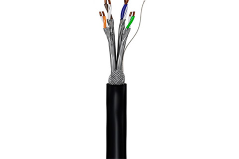 CAT 7 Outdoor Network Cable, S/FTP (PiMF) - Black, 305 meter