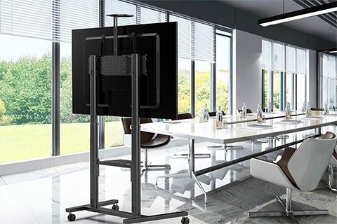 Vogels Essential T1041 B floorstand movable monitor trolley, VESA 800x600 (65