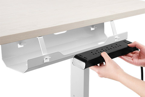 Kabelskjuler til skrivebord (600 x 135 x 108 mm.)