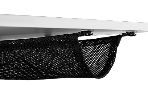 Kabelskjuler i net til skrivebord (340 x 690 mm.)