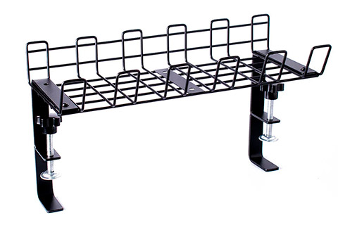 Deskmate kabelskjuler til skrivebord, sort