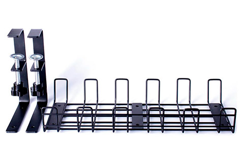 Deskmate kabelskjuler til skrivebord, sort