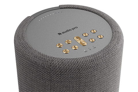 Audio Pro A10 MK II W Multiroom Speaker - Grey - Top