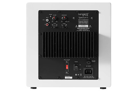 Tangent Spectrum II XSW-8 Subwoofer - White - Back