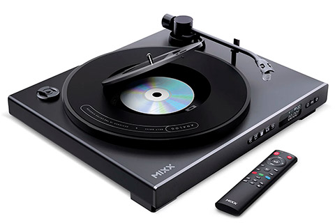 Analog Plus Turntable / CD-player with Bluetooth - Black